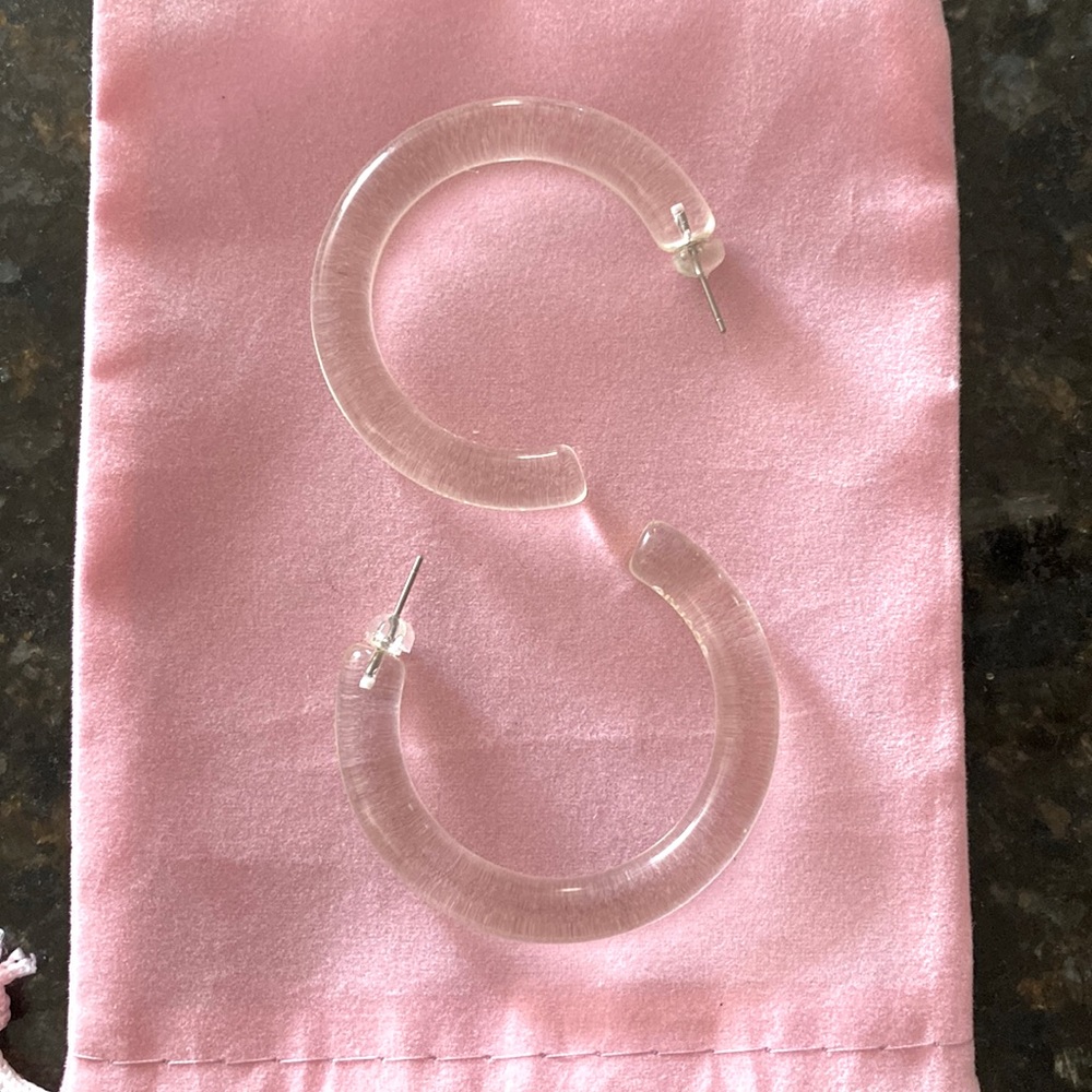 Sparkelmuse clearly cute hoops